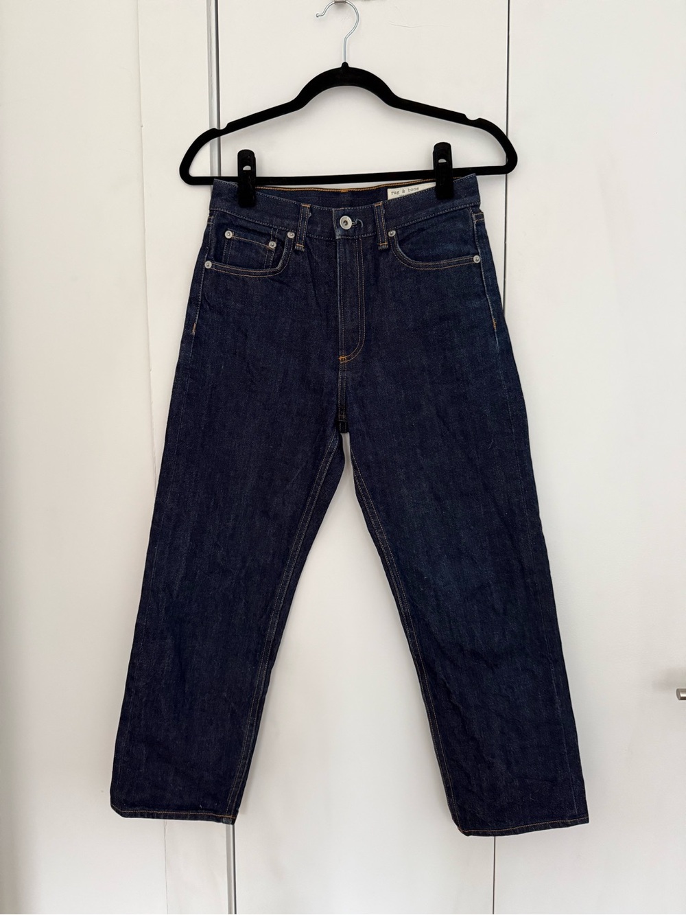 RAG & BONE Raw Denim Indigo Wash Jeans Size 26